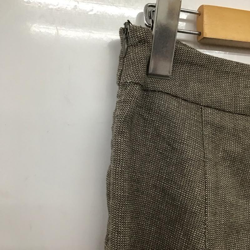 マックスマーラ MaxMara パンツ スラックス スラックスパンツ ワイドパンツ センタータックパンツ 36 無地 茶 / ブラウン /  レディース USED 古着 中古 10133043