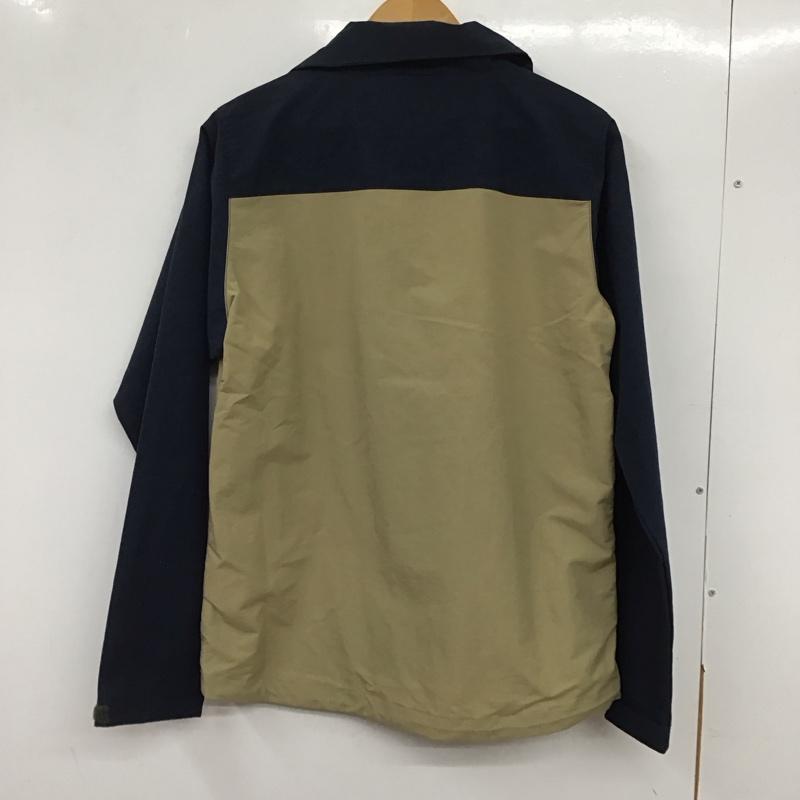 コロンビア Columbia ジャケット、上着 ジャケット、ブレザー 219 PM3782 ナイロンジャケット ジップアップジャケット アウター M ロゴ、文字 ベージュ / ベージュ / X 紺 / ネイビー /  メンズ USED 古着 中古 10135630