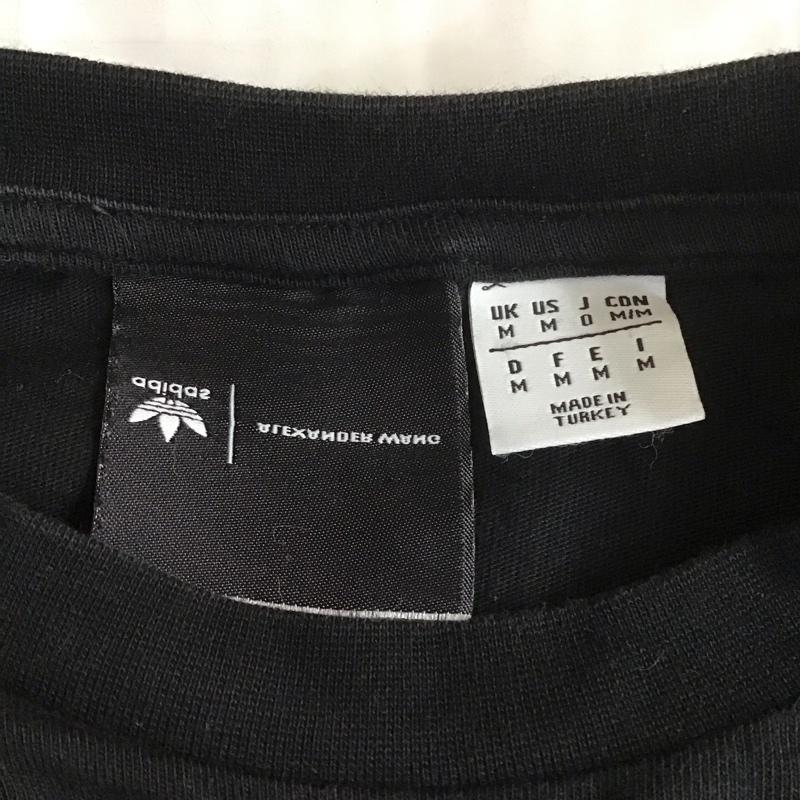 アディダス adidas Tシャツ 長袖 DM9690 Alexander Wang ロンT ロゴ、文字 黒 / ブラック /  メンズ USED 古着 中古 10107958