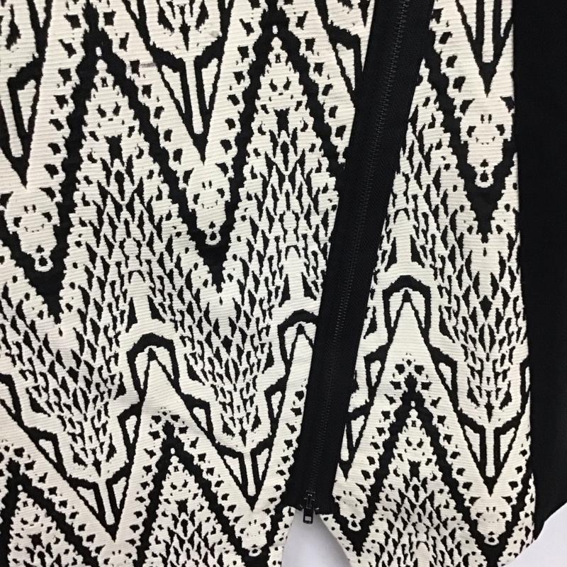 デシグアル Desigual ワンピース ミニスカート 71V2YP1 VEST OREGON タグ付き 40 総柄 黒 / ブラック /  レディース USED 古着 中古 10131099