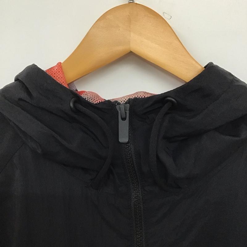 ナイキ NIKE パーカー 長袖 fd6787-010 フーディジャケット ジップアップジャケット ナイロン XL ロゴ、文字 黒 / ブラック /  メンズ USED 古着 中古 10146233