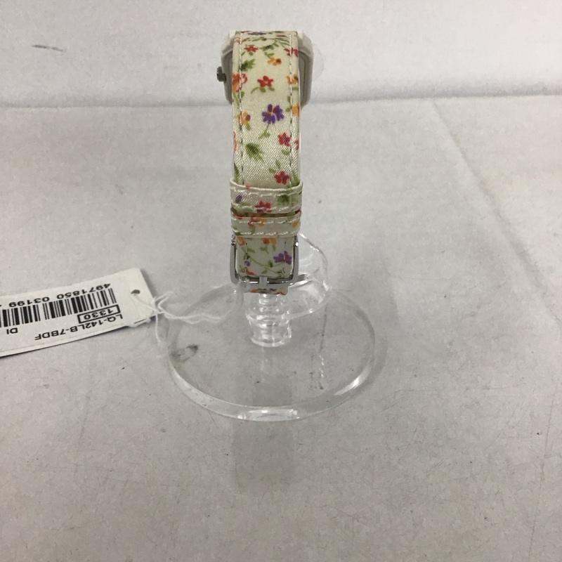 カシオ CASIO 腕時計 アナログ（クォーツ式） CASIO LQ-142LB-7B カシオ 腕時計 チープカシオ アナログ 総柄 X 花柄 白 / ホワイト /  レディース USED 古着 中古 10144769