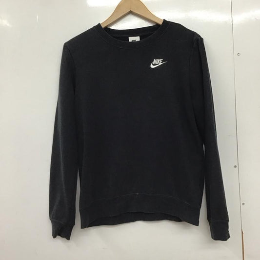 ナイキ NIKE トレーナー 長袖 dq5474-010 クルーネックスウェットシャツ スポーツウェア S ロゴ、文字 黒 / ブラック /  レディース USED 古着 中古 10149588