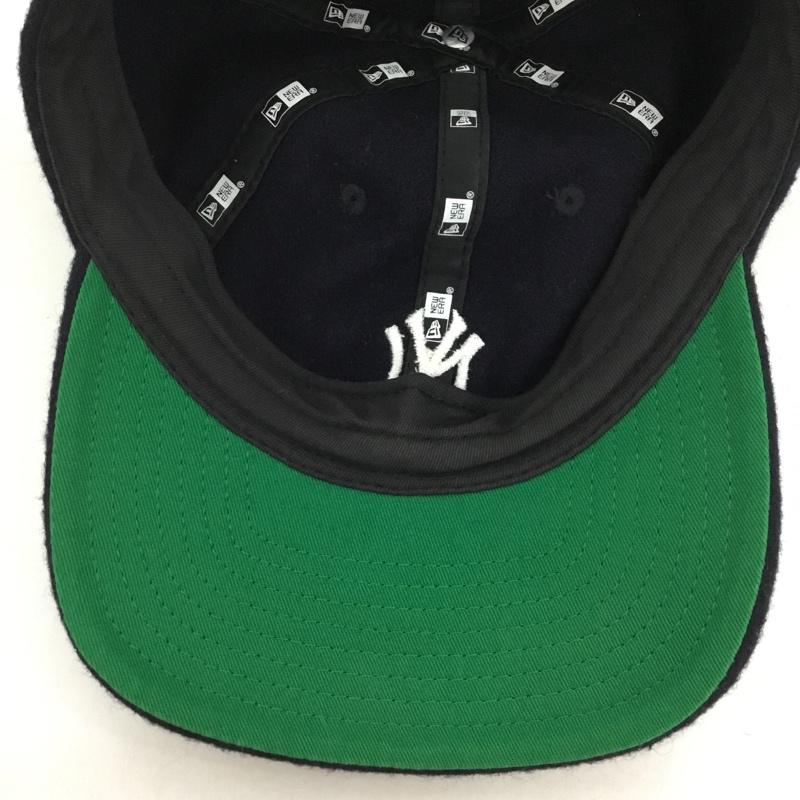 ニューエラ NEW ERA 帽子 キャップ NY ニューヨークヤンキース ロゴ、文字 紺 / ネイビー /  メンズ USED 古着 中古 10130221