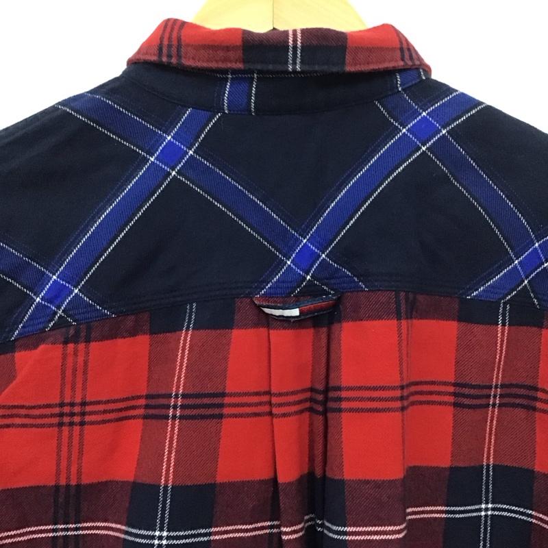 トミー ジーンズ TOMMY JEANS シャツ、ブラウス 長袖 長袖シャツ チェックシャツ カラーシャツ M チェック マルチカラー / マルチカラー /  メンズ USED 古着 中古 10137739