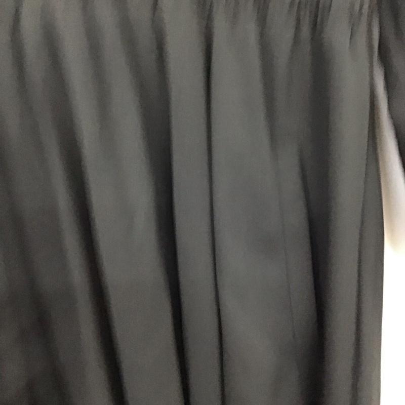 古着 USED ワンピース ロングスカート Vネック 無地 黒 / ブラック /  レディース USED 古着 中古 10119279