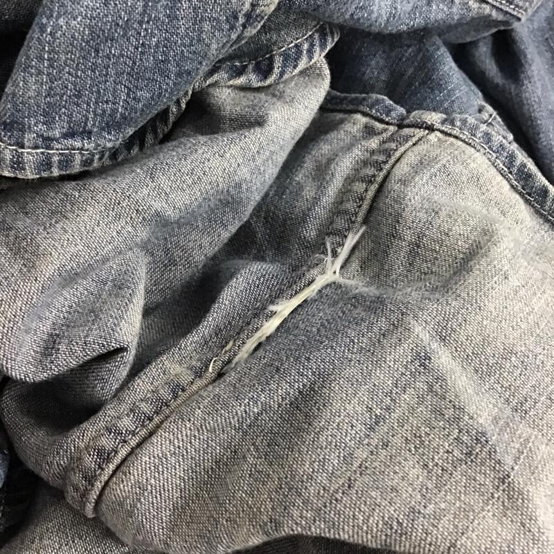 ポロラルフローレン POLO RALPH LAUREN シャツ、ブラウス 長袖 長袖シャツ デニムシャツ カラーシャツ XL 無地 インディゴ / インディゴ /  メンズ USED 古着 中古 10127653