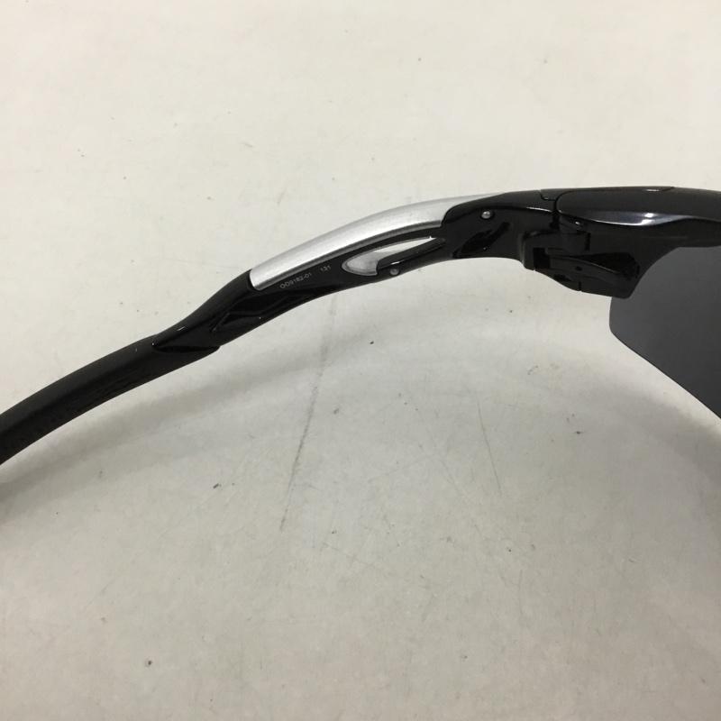 オークリー OAKLEY めがね・サングラス サングラス OO9182-01 RADARLOCK スポーツサングラス ミラーレンズ 箱有 ロゴ、文字 黒 / ブラック /  メンズ USED 古着 中古 10129369