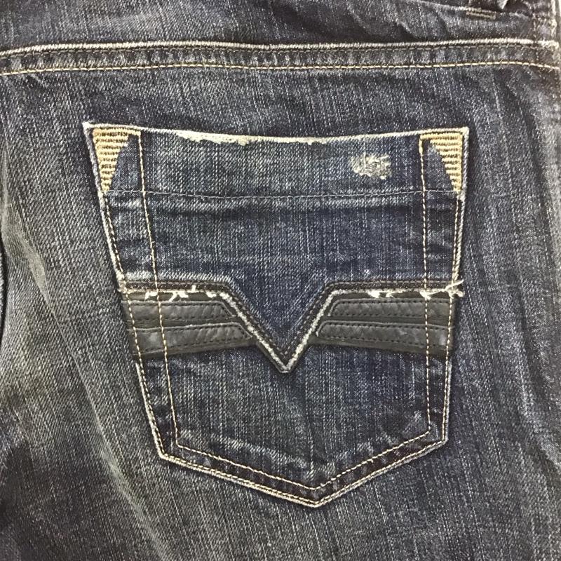 ディーゼル DIESEL パンツ デニム、ジーンズ デニムパンツ ストレートパンツ カジュアルパンツ 32インチ 無地 インディゴ / インディゴ /  メンズ USED 古着 中古 10108490