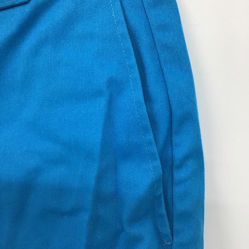 ディッキーズ Dickies パンツ ワークパンツ、ペインターパンツ W814171 ハーフパンツ 28 ロゴ、文字 青 / ブルー /  メンズ USED 古着 中古 10119161