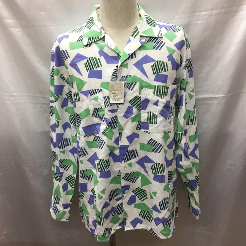 ニコアンド niko and... シャツ、ブラウス 長袖 ON92MA03TO オープンカラーシャツ 開襟 タグ付き 3 総柄 マルチカラー / マルチカラー /  メンズ USED 古着 中古 10114793