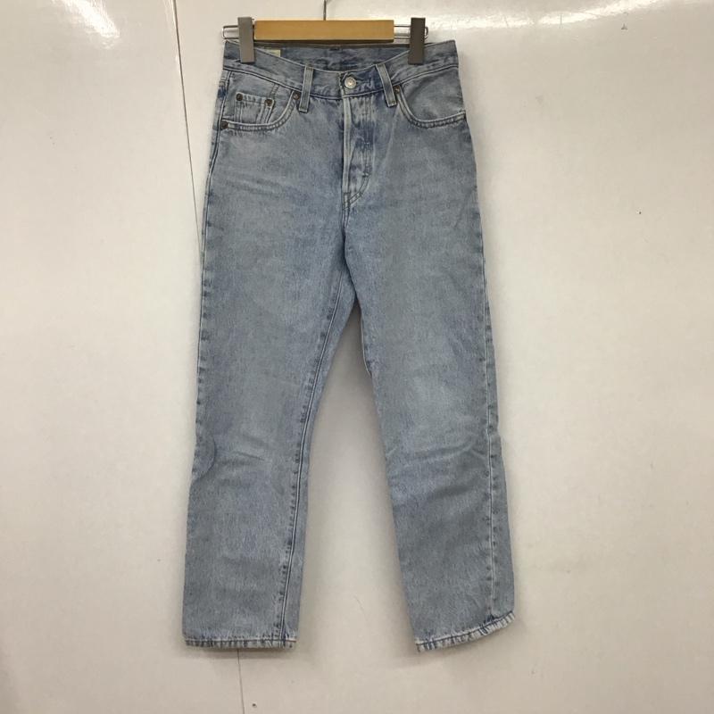 リーバイス Levi s パンツ デニム、ジーンズ 36200-0074 501 W23 L26 無地 水色 / ライトブルー /  レディース USED 古着 中古 10108570