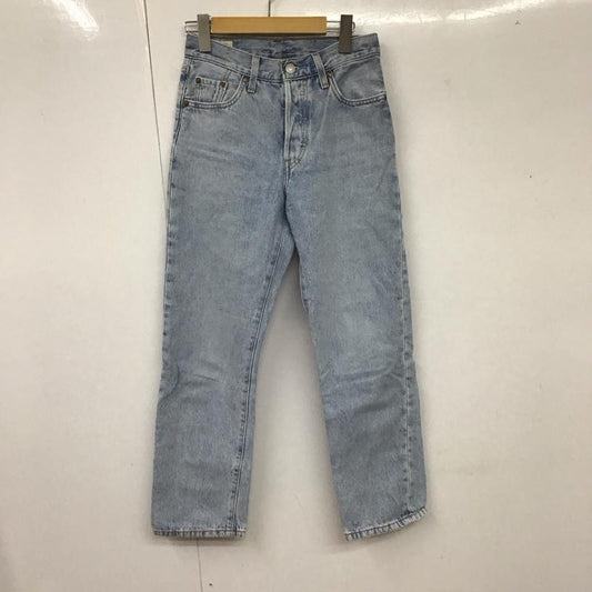 リーバイス Levi s パンツ デニム、ジーンズ 36200-0074 501 W23 L26 無地 水色 / ライトブルー /  レディース USED 古着 中古 10108570