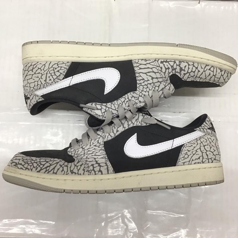 ナイキ NIKE スニーカー スニーカー CZ0790 001 AIR JORDAN 1 LOW OG 29cm 箱有 29.0cm ロゴ、文字 黒 / ブラック / X 灰 / グレー /  メンズ USED 古着 中古 10113420