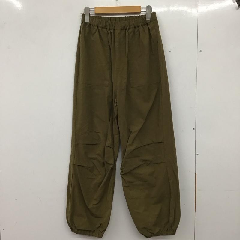 サマンサモスモス Samansa Mos2 ボトムス ボトムス 2400618 パラシュートパンツ M 無地 カーキ / カーキ /  レディース USED 古着 中古 10138898