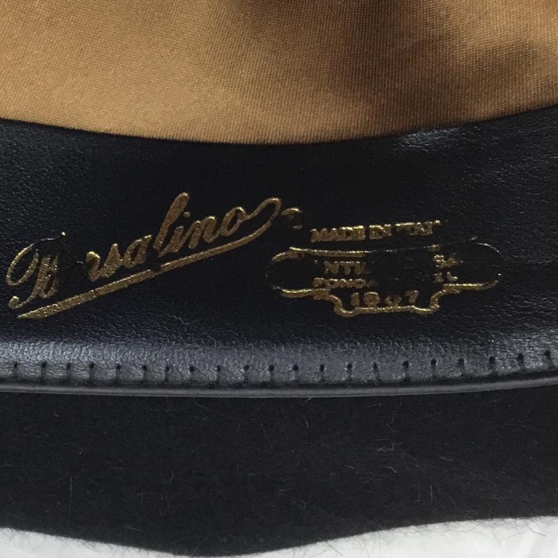 カシラ CA4LA 帽子 ハット Borsalino FREE 無地 黒 / ブラック /  メンズ USED 古着 中古 10145517