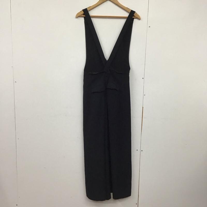 センスオブプレイスバイアーバンリサーチ SENSE OF PLACE by URBAN RESEARCH サロペット・オーバーオール サロペット、オーバーオール AA84-26A005 カシュクールオールインワン FREE 無地 黒 / ブラック /  レディース USED 古着 中古 10142300