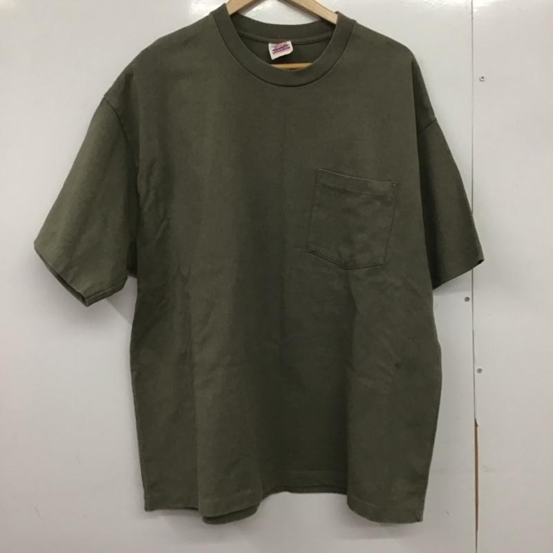 フリークスストア FREAK S STORE Tシャツ 半袖 半袖カットソー 無地Tシャツ クルーネックカットソー M 無地 カーキ / カーキ /  メンズ USED 古着 中古 10148487