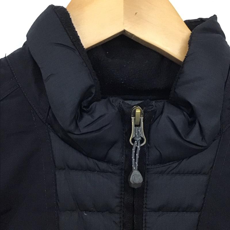 エディーバウアー Eddie Bauer ジャケット、上着 ダウンジャケット 1116857DWR-RDS スタンドカラー S ロゴ、文字 黒 / ブラック /  メンズ USED 古着 中古 10140249