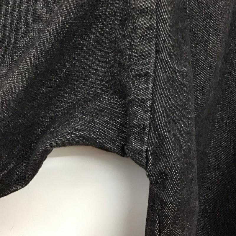 ブランク BLANK シャツ、ブラウス 長袖 長袖シャツ 無地シャツ ノーカラーシャツ 38 無地 黒 / ブラック /  レディース USED 古着 中古 10132937