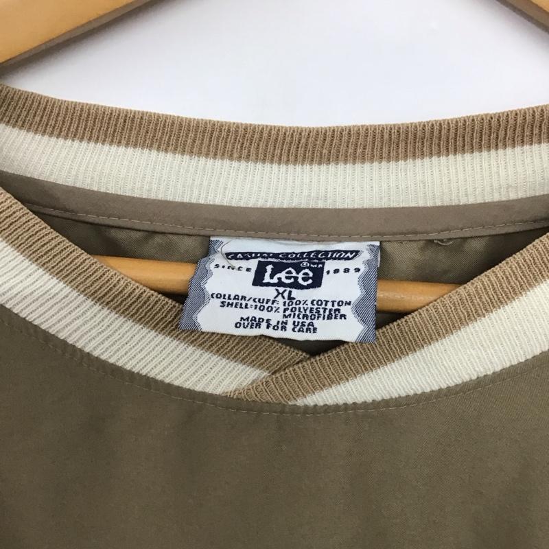 リー Lee ジャケット、上着 ジャケット、ブレザー 長袖ジャケット Vネック プルオーバー XL 無地 ベージュ / ベージュ /  メンズ USED 古着 中古 10141745