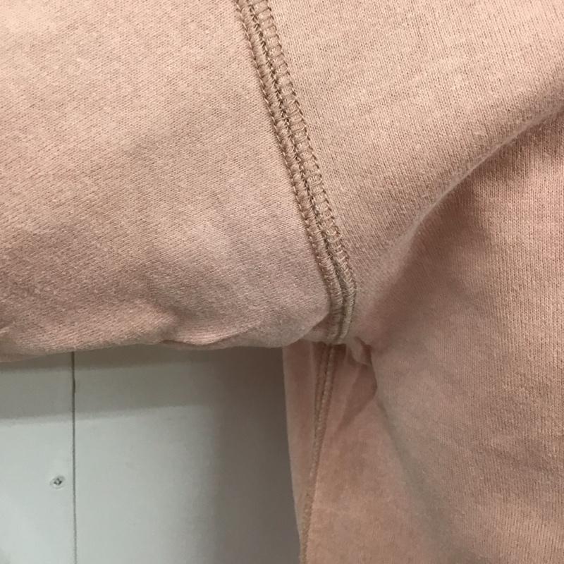 パパス PAPAS Tシャツ 半袖 ヘンリーネック S プリント 桃 / ピンク /  メンズ USED 古着 中古 10109871