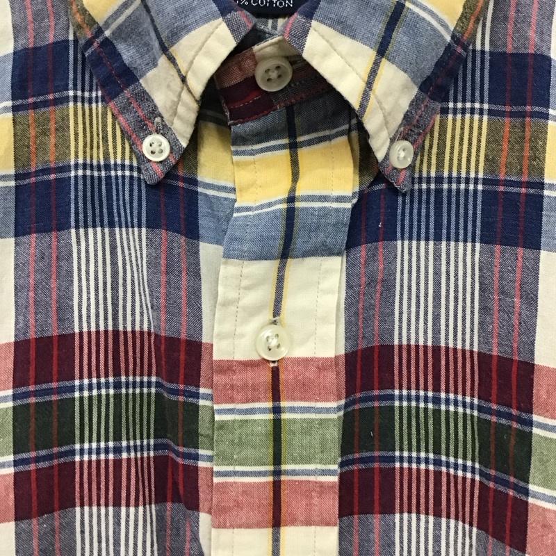 ラルフローレン RALPHLAUREN シャツ、ブラウス 長袖 ボタンダウン チェック L ワンポイント マルチカラー / マルチカラー /  メンズ USED 古着 中古 10133574