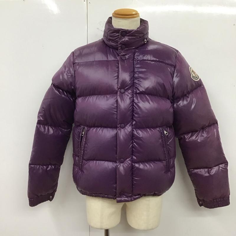 モンクレール MONCLER ジャケット、上着 ジャケット、ブレザー ジップアップジャケット ジャンパー ダウンジャケット カジュアルジャケット 2 ロゴ、文字 紫 / パープル /  メンズ USED 古着 中古 10122130