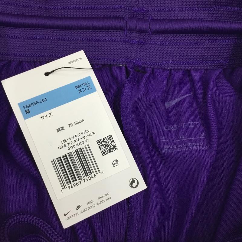 ナイキ NIKE パンツ ショートパンツ FB6958-504 バスケットボール ハーフパンツ スウェット M ロゴ、文字 紫 / パープル /  メンズ USED 古着 中古 10115689