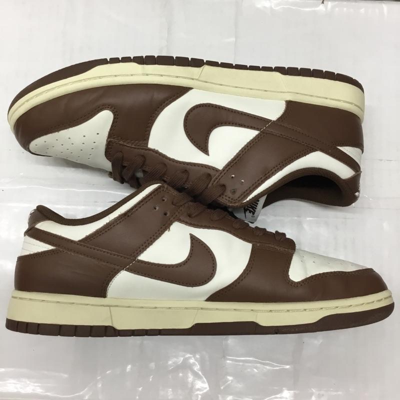 ナイキ NIKE スニーカー スニーカー DD1503-124 W DUNK LOW 29cm 箱有 29.0cm ロゴ、文字 白 / ホワイト / X 茶 / ブラウン /  メンズ USED 古着 中古 10109202
