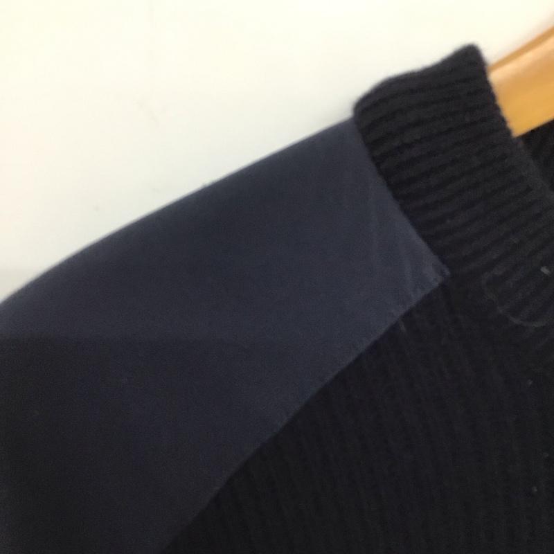 モンベル mont-bell ニット、セーター 長袖 1106637 ミッテルレギセーター 長袖ニット L ロゴ、文字 紺 / ネイビー /  メンズ USED 古着 中古 10139874