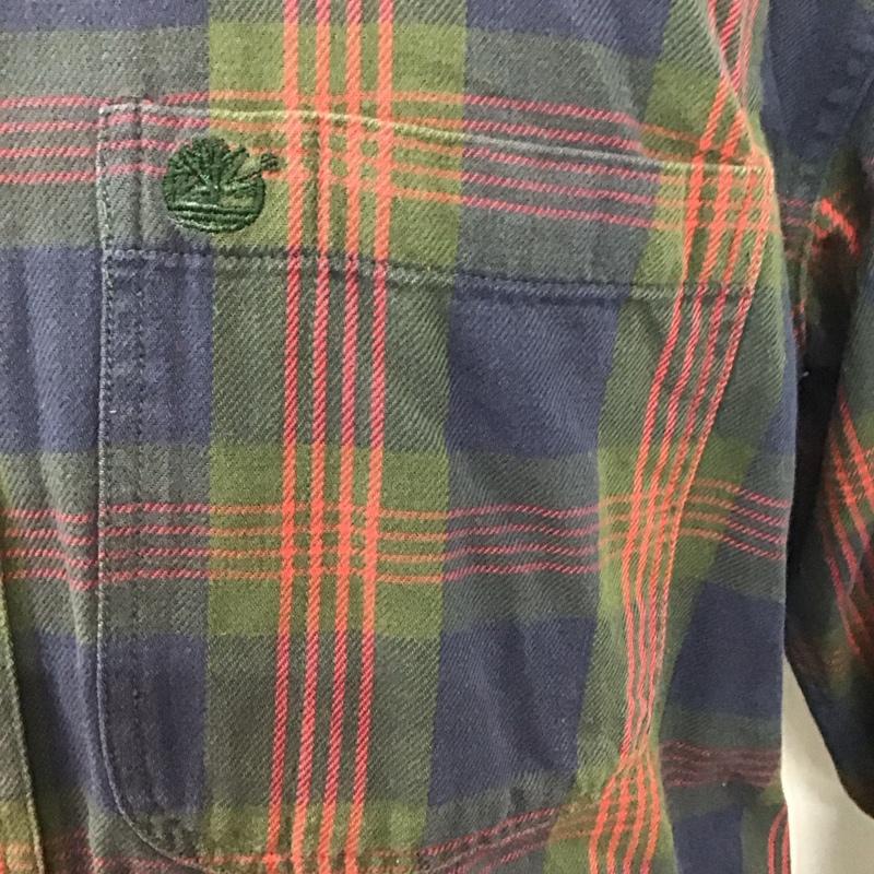 ティンバーランド Timberland シャツ、ブラウス 長袖 長袖シャツ チェックシャツ カラーシャツ ボタンダウンシャツ S チェック マルチカラー / マルチカラー /  メンズ USED 古着 中古 10124917