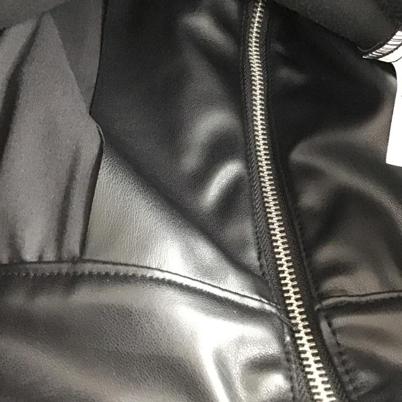 アズールバイマウジー AZUL BY MOUSSY スカート ロングスカート 250ISC31-304I-1 フェイクレザーZIPタイトスカート M 無地 黒 / ブラック /  レディース USED 古着 中古 10145000