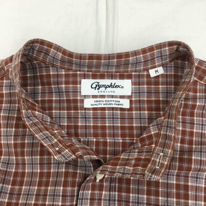 ジムフレックス GYMPHLEX シャツ、ブラウス 長袖 20S-WS-003 M チェック 茶 / ブラウン /  メンズ USED 古着 中古 10129010