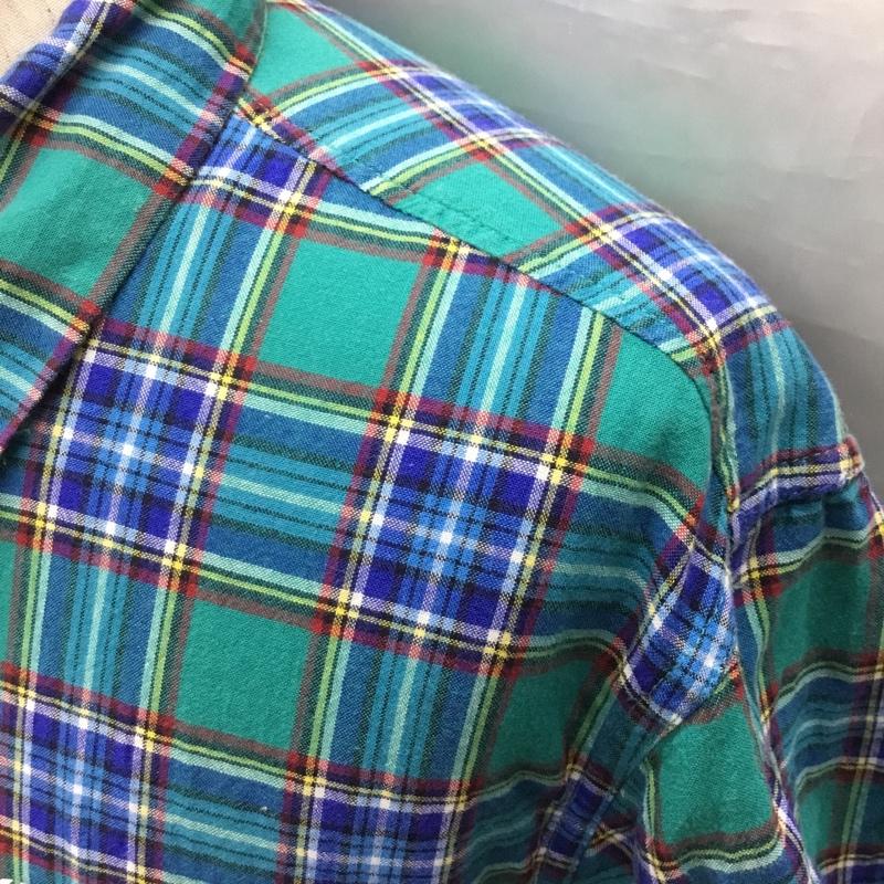 エクストララージ XLARGE シャツ、ブラウス 半袖 半袖シャツ カラーシャツ 半袖カットソー チェックシャツ L チェック マルチカラー / マルチカラー /  メンズ USED 古着 中古 10120309