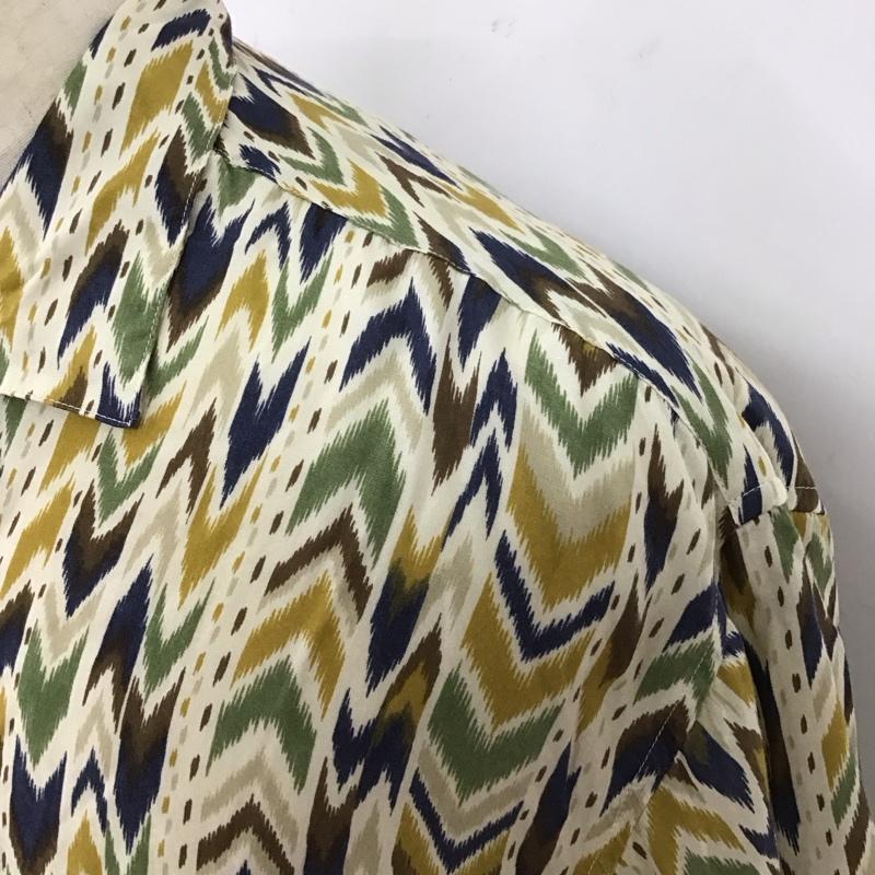 古着 USED シャツ、ブラウス 半袖 LUCKY FIELD オープンカラーシャツ 開襟 レーヨン FREE 総柄 マルチカラー / マルチカラー /  メンズ USED 古着 中古 10116810
