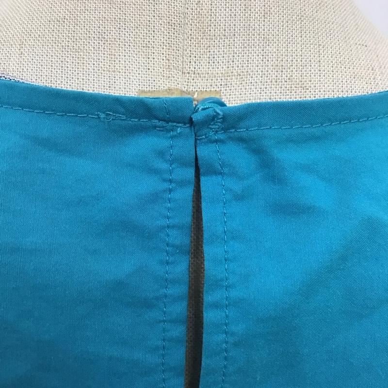ザラ ZARA カットソー 長袖 長袖カットソー クルーネックカットソー ロングスリーブカットソー M 無地 青 / ブルー /  レディース USED 古着 中古 10116419