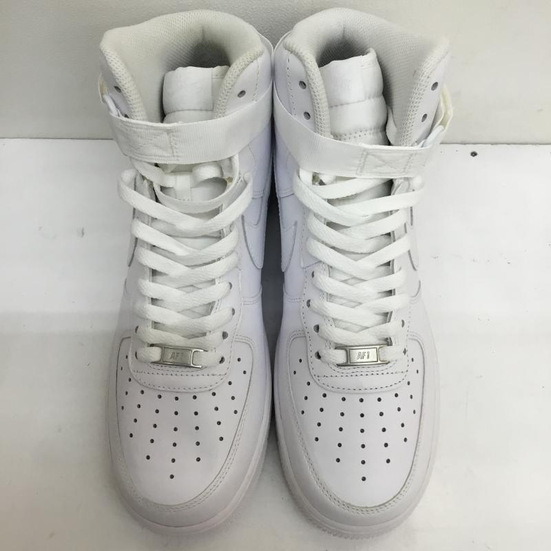 ナイキ NIKE スニーカー スニーカー AIR FORCE 1 HIGH  07 エア フォース 1 ハイ  07 CW2290-111 28.0cm ロゴ、文字 白 / ホワイト /  メンズ USED 古着 中古 10107269