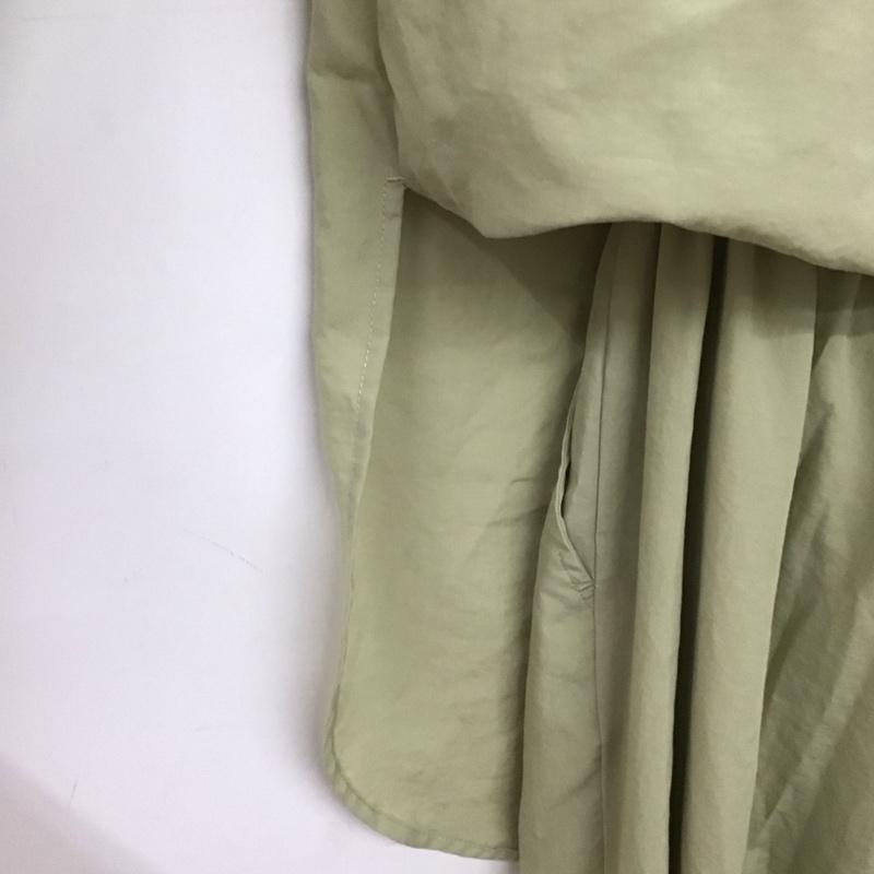 ミラオーウェン Mila Owen ワンピース・ドレス・オールインワン ワンピース・ドレス・オールインワン オールインワン 長袖シャツ ワイドパンツ 0 無地 薄緑 / ライトグリーン /  レディース USED 古着 中古 10147094