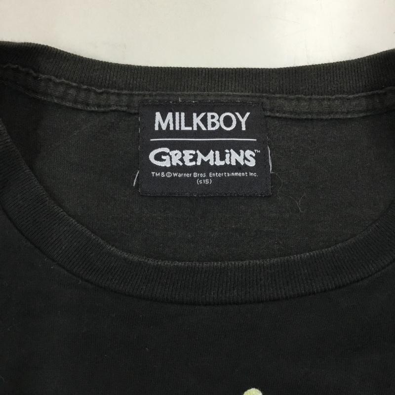 ミルクボーイ MILKBOY Tシャツ 半袖 20153207 コラボ キャラクター プリント GREMLINS プリント 黒 / ブラック /  メンズ USED 古着 中古 10111908