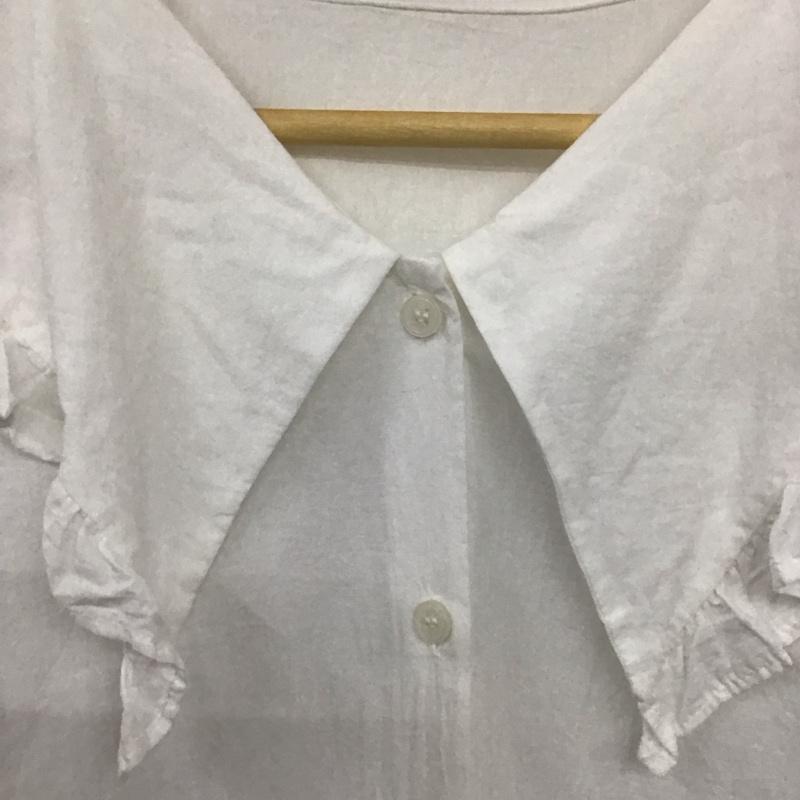 ローリーズファーム LOWRYS FARM シャツ、ブラウス 七分袖 FREE 無地 白 / ホワイト /  レディース USED 古着 中古 10137218