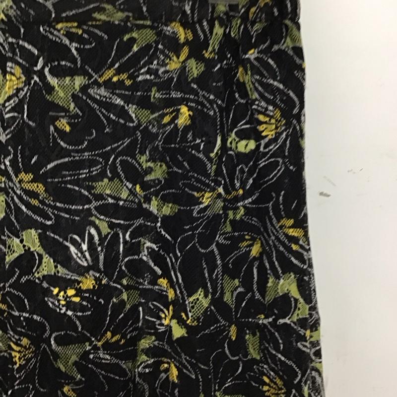 スライ SLY ボトムス ボトムス 030bsa31-2950 PASSIONATE LACE SLIT PT 2 総柄 黒 / ブラック /  レディース USED 古着 中古 10150466