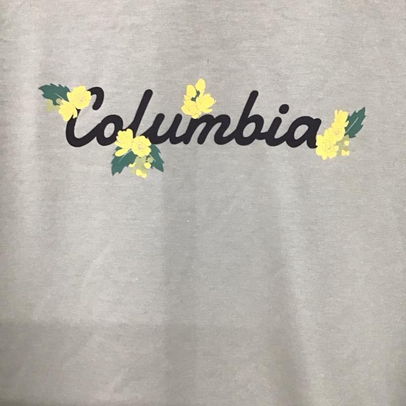 コロンビア Columbia Tシャツ 半袖 124 pl0224 チャールズドライブショートスリーブTシャツ 半袖カットソー L プリント カーキ / カーキ /  レディース USED 古着 中古 10139717
