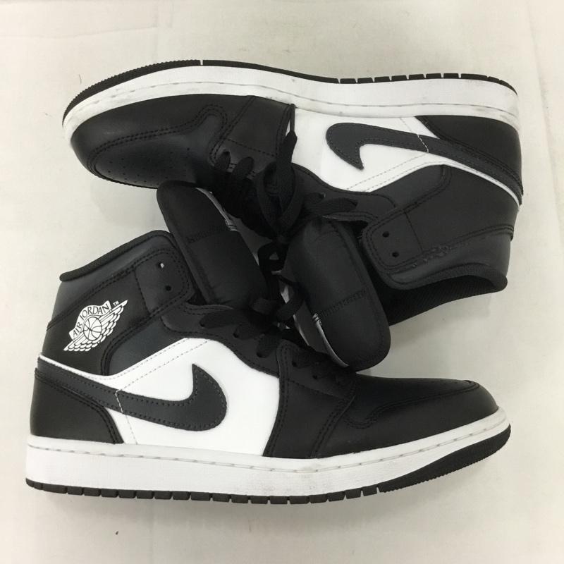 ナイキ NIKE スニーカー スニーカー DQ8426-010 JORDAN BRAND AIR JORDAN 1 MID 27cm 27.0cm ロゴ、文字 白 / ホワイト / X 黒 / ブラック /  メンズ USED 古着 中古 10133902