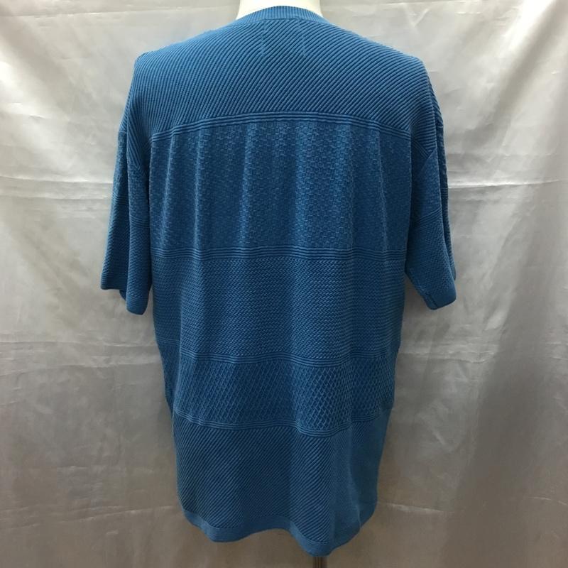 ヒステリックグラマー HYSTERIC GLAMOUR カットソー 半袖 半袖カットソー プリントTシャツ クルーネックカットソー L プリント 青 / ブルー /  メンズ USED 古着 中古 10115218