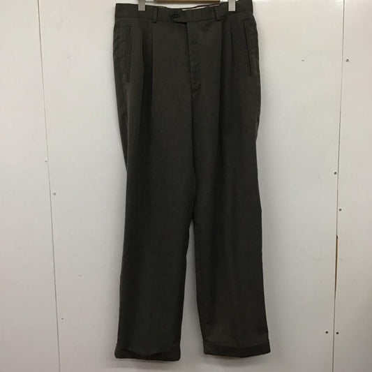 古着 USED パンツ スラックス スラックスパンツ ワイドパンツ センタータックパンツ 古着 34 無地 灰 / グレー /  メンズ USED 古着 中古 10136202