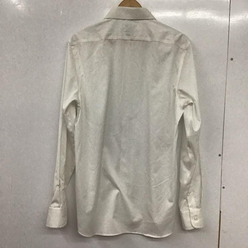 ザラ ZARA シャツ、ブラウス 長袖 長袖シャツ 無地シャツ カラーシャツ M 無地 白 / ホワイト /  メンズ USED 古着 中古 10133981