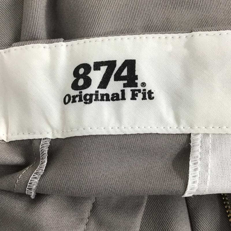 ディッキーズ Dickies パンツ ワークパンツ、ペインターパンツ ワークパンツ ワイドパンツ カジュアルパンツ センタータックパンツ 38インチ 無地 灰 / グレー /  メンズ USED 古着 中古 10138079
