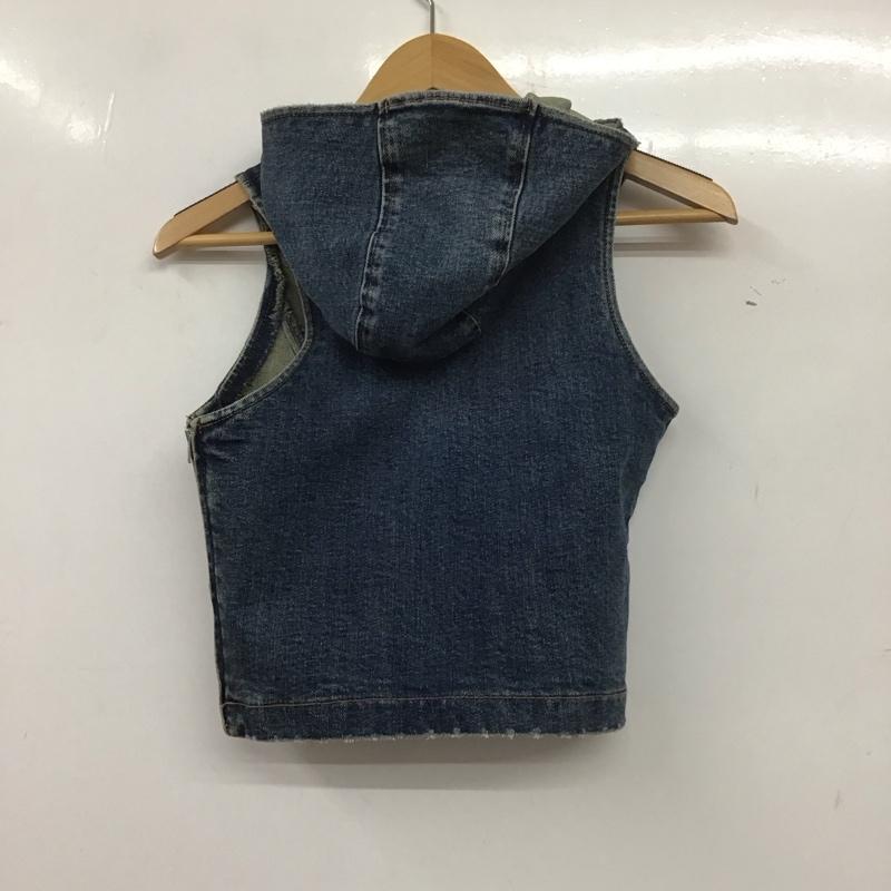 ラグア ジェム LAGUA GEM ベスト ベスト デニム M 無地 青 / ブルー /  レディース USED 古着 中古 10140232