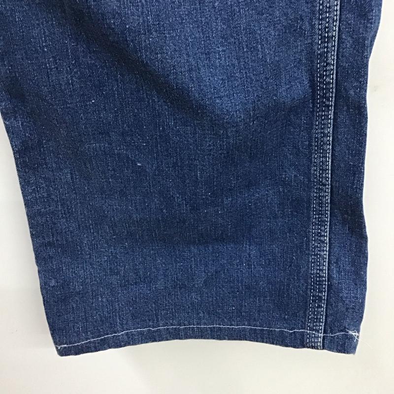 オアスロウ orSlow パンツ デニム、ジーンズ デニムパンツ ストレートパンツ ワイドパンツ カジュアルパンツ 2号 無地 インディゴ / インディゴ /  メンズ USED 古着 中古 10119011
